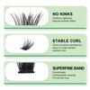 Lashsure Self Adhesive Eyelash Clusters Kit - Natural Black, Reusable False Eyelashes Kit for Women, Easy to Apply, Lightweight & Natural Looking (MF10-11)