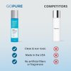 goPure Gentle Gel Cleanser - Visibly Brightens the Look of Skin, Gently Cleanses and Clarifies the Appearance, Sulfate-Free Vitamin C Cleanser, Great for All Skin Types - 4 oz.