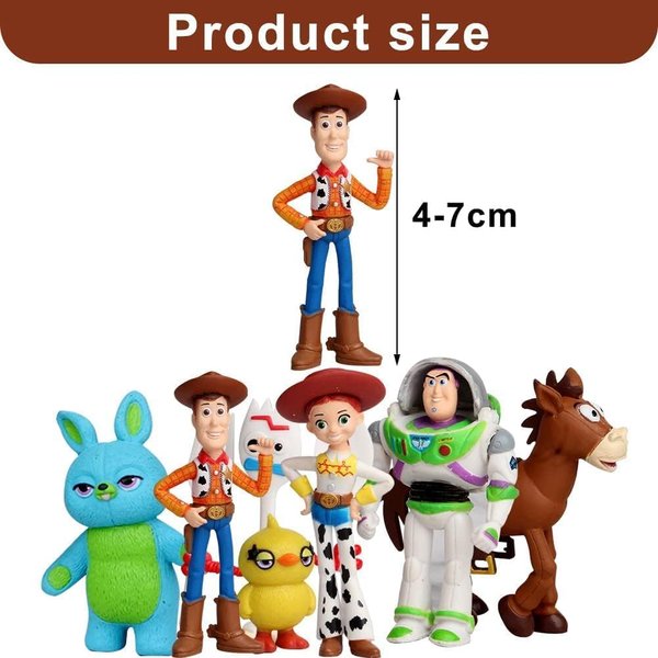 7 Pcs Set Toy Anime Story Toys/Toy Anime Story Action Figures/Kids Toys,Gift for Kids Halloween Thanksgiving Christmas Birthday Gifts