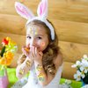 34 Metallic Glitter Styles Easter Temporary Tattoos for Kids, Easter Eggs Decorations Party Supplies Favors, Easter Gifts Tattoos Stickers for Boys and Girls (2 Sheets)