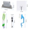 Magic Window Cleaning Brush,Window Groove Cleaning Brush Set，Hand-held Groove Gap Cleaning Tools,Window Blind Sliding Door Track Cleaner Duster Brush for Tile Lines Car Vents Keyboard（8Pcs）