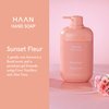 HAAN Foaming Hand Soap Refill | Moisturizing Liquid Hand Soap for Dry Skin | Multi Purpose Hand Wash with Aloe Vera & Cocos Nucifera | Bathroom Soap w/Pump Dispenser | Sunset Fleur - 23.67 Fl Oz