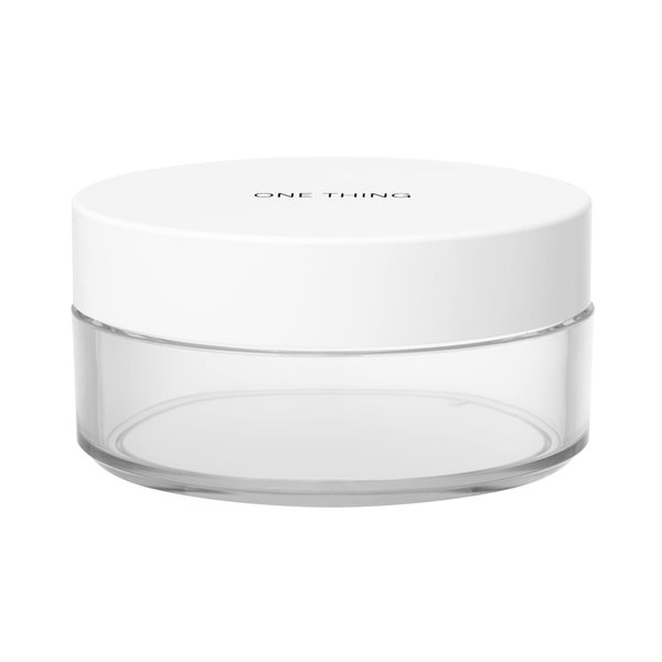 ONE THING Toner Pad Case, 1 Count | Travel Size Mini Container with Lid and Forceps for Toner Pads DIY | Korean Skin Care