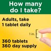 Nature Made Super B Complex with Vitamin C and Folic Acid, Dietary Supplement for Immune Support, 360 Tablets, 360 Day Supply