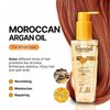 Leave-In Moroccan Argan Oil Hair Oil – Vitamin E Oil& Keratin Hair Treatment for Repairing Dry, Frizzy & Damaged Hair – Deep Nourishing Hair Serum, Anti-Frizz & Split End Repair 3.3Fl Oz