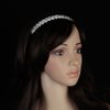 Wedding Bridal Tiara Headband Silver Rhinestones and Clear Crystals