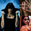 toututu 114 Pcs Halloween Makeup Fake Scars Temporary Tattoos, Body Face Fake Blood Scar Tattto, Realistic Stitches Wound Temp Stickers for Zombie Makeup Chucky Vampire Cosume Prank Cosplay Women Men