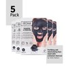 IROHA NATURE, Face Mask for Skin Care with Activated Charcoal - Pack of 5 pieces