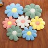 Flower Pillow, Flower Shaped Throw Pillow Flower Floor Pillow Soft Seating Cushion Room Decor Plush Pillow for Bedroom, Sofa, Bed, Reading (15 inch, White)