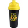 Cobra Kai Shaker Bottle with Blender Mixer Ball, 25oz - Blend Protein Powder, Sports Drinks, Shakes, Smoothies & More - Official Merchandise - Season 6 Karate Kid Gift for Kids, Teens, Adults
