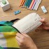 Mr. Pen- School Pencil Case, Cream, Pencil Pouch, Pen Case, Pen Pouch, Back to School Supplies