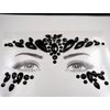 black face stickers jewels Mermaid Face Gems Glitter Rave holiday forehead black Face jewels halloween costumes Makeup beauty Bohemian Stickers