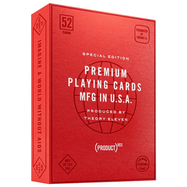 theory11 Product(RED) Special Edition Playing Cards