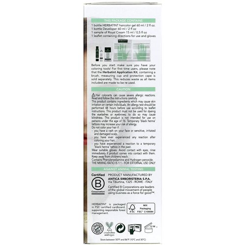 HERBATINT 10N Platinum Blonde Hair Color, 4.56 FZ