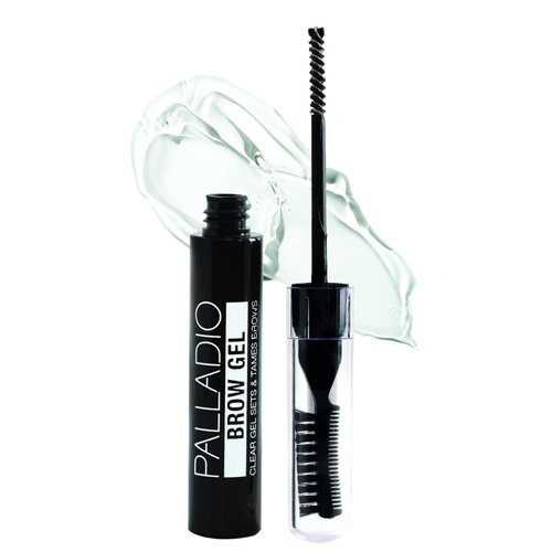 Palladio Brow Styler Clear Brow Gel, Innovative Formula, Holds and Grooms Brows, Brow Setter, Natural Look, Lightweight, Multi-Purpose Conditioning Formula, Doubles as a Clear Mascara, Clear
