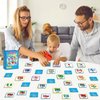 gisgfim 50 Pairs Memory Matching Game Flags of The World Concentration Memory Matching Games for Kids and Adults Learning Educational A Fun & Fast Countries of The World Memory Matching Games