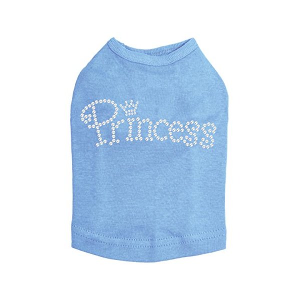 Princess # 4 Dog Shirt S BLUE