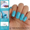 TUTUYU Gel Nail Polish,15ml UV/LED Soak Off Neon Light Blue Gel Polish for Manicure Salon or DIY Nail Art at Home,Bright Blue Spring Summer Color Gel Kit - GP0086