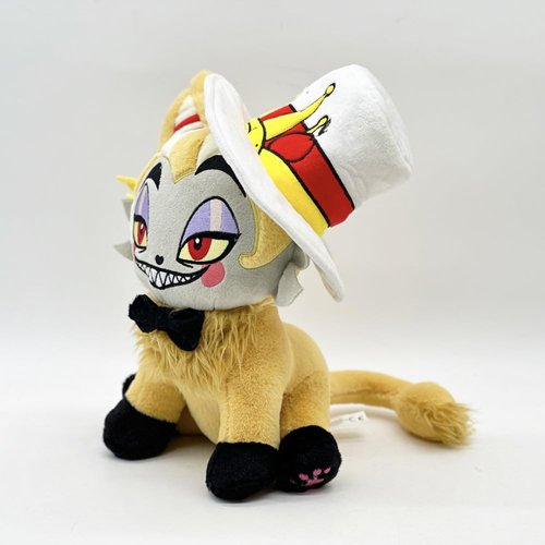 Hazbin Hotel Plush, 11 Inch Lucifer Plushies Toys, Soft Stuffed Hazbin Hotel Character Figure Doll for Fans, Stuffed Cartoon Figure Doll for Adult Kids Boys Girls