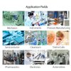 AAWipes Lint Free Wipes Disposable Cleaning Wipes Cleanroom Wipes Cellulose/Polyester Blend 6" x 6" (Grade B, 56 GSM) Bag of 300 Pcs General Purpose Lab Wipes Dry Dustless Wipes (CP05606)