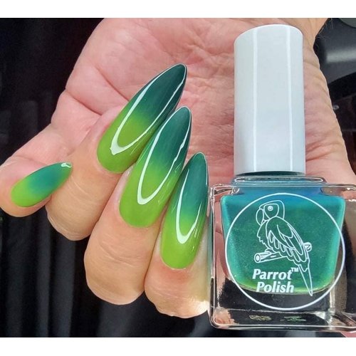 Parrot Polish Allamanda Thermal Nail Polish - Green/Lime