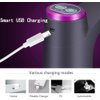 Cozy BlueWater Dispenser, Portable Water Bottle Pump for Universal 3, 4 and 5 Gallon with USB Electric Charging and Automatic Off Switch (Black)