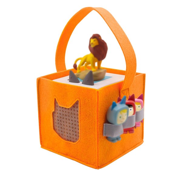 Taladad Case for Toniebox Starter Set ,Bag for Tonies Box Kids Hard Case with Handle,Portable Carrying Case Travel Felt Bag for Tonie box