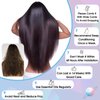 Hetto Tape in Hair Extensions #2 Darkest Brown Tape in Extensions Real Human Hair 22 Inch Silky Remy Hair Tape in Extensions Straight 22 Inch 50g 20Pcs