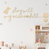 Vercraft 9 Pieces Stay Wild My Ocean Child Wall Decor Boho Nursery Wall Art Neutral Wooden Ocean Wall Decor Baby Sea Turtle Wall Art for Playroom Nursery Children Baby Boys and Girls Bedroom