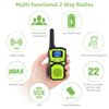 WokTok Adult Walkie Talkies Long Range Rechargeable Portable Two-Way Walkie Talkie, Camping Gear, SOS Sirens, NOAA Weather Alarms, Kid's Toys, Easy-to-Use Walkie Talkies,2 Packs(No Batteries)