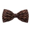 Brown Tribal Glitter Chevron Hair Bow (Headband)