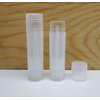WOIWO 12 Pieces Clear Plastic Empty Lip Balm Tubes Containers DIY Lip Balm Lip Gloss Tube Pipe Bottle