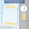 Acrylic Sign Holder 8.5 x 11-8.5 X 11 inch Wall Mount Clear Plastic Paper Sign Display with Tape - No Drilling Acrylic Wall Frame for Office - Home - Store - Restaurant (3 Pack)