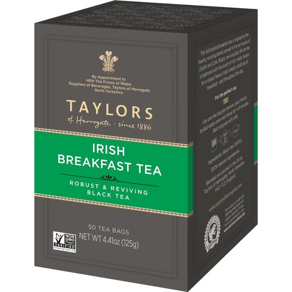 Taylors of Harrogate Irish Breakfast, 50 Teabags (Pack of 6)