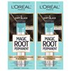 L'Oreal Paris Magic Root Rescue 10 Minute Root Hair Coloring Kit, Permanent Hair Color with Quick Precision Applicator, 100 percent Gray Coverage, 3 Soft Black, 2 count