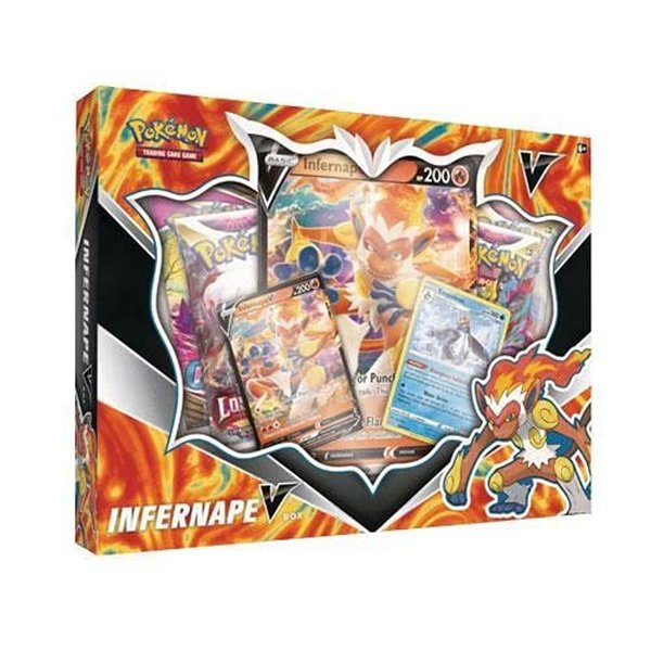 Pokemon Lost Origin Infernape V Box Set: 4 Booster Packs + promos!