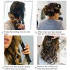 Heatless Curls Headband Adjustable Heatless Hair Curler, Removable Claw Design No Heat Curling Rod Headband Lazy Hair Curler for Long Hair, DIY Hair Rollers Styling Tool for Women Girls Curls Wave