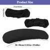 KALIONE 2Pcs Office Chair Arm Cover, Black Armrest Slipcover Pads Chair Armrest Covers, Office Seat Hand Rest Protector, Elastic Computer Arm Protectors,Arm Covers Protectors for Office Chair