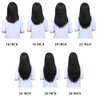 REMY HAIR Bang Wigs 100% Human Hair Wig with Bangs 22 Inch Glueless Machine Made Wigs Unprocessed Brazilian Virgin Human Hair Wigs for Women Natural Color