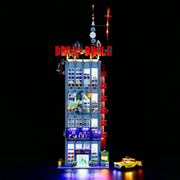 YEABRICKS LED Light for Lego-76178 Daily Bugle Building Blocks Model (Lego Set NOT Included)