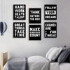 Homanga Motivational Wall Art Posters, Positive Office Decor Art Prints, Set of 6, Inspirational Quote Wall Art for Teens Living Room Office Classroom College Decoration, Canvas Posters 8x10 Inch