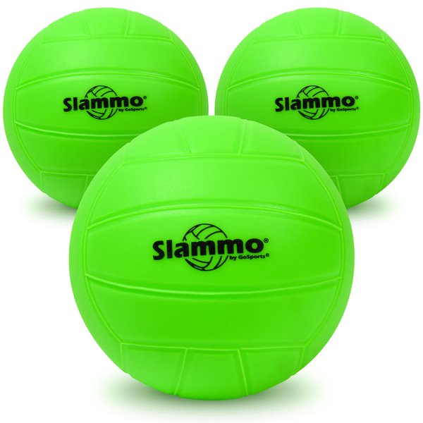 GoSports Slammo Official Replacement Balls 3-Pack - Works for All Roundnet Game Sets - Choose Between Competition Size or XL Size Balls