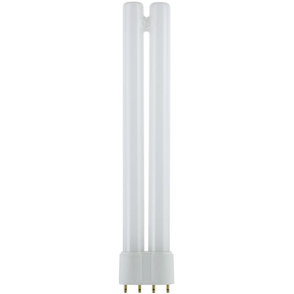 Sunlite FT18DL/835 Compact Fluorescent 18W Twin Tube Light Bulbs, 3500K Neutral White Light, 2G11 Base