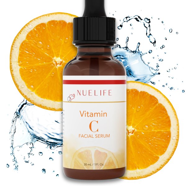 Fast Absorbing Premium Vitamin C Facial Serum with Vitamin E, Hyaluronic Acid, Amino Acids, Natural Anti-Aging, Anti-Wrinkles