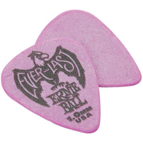 Ernie Ball Everlast Guitar Picks, Purple 1.0mm, 12-pack (P09193)