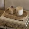 Travertine Toothpick Holder, Match Holder, Decorative Natural Stone Home Decor
