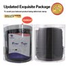 Bias Tape, Double Fold Bias Tape 1 Inch Continuous Bulk Bias Tape for Sewing, Quilting, Binding, Hemming, Apparel Craft, Polyester, Non-Stretch(Black, 25mm, 55 Yards)