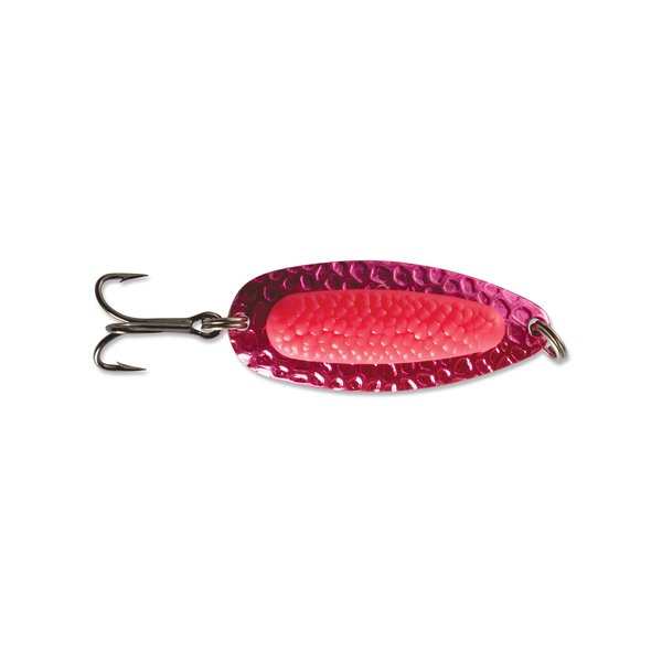 Blue Fox Pixiee Spoon, 7/8-Ounce, Hot Pink/Fluorescent Red