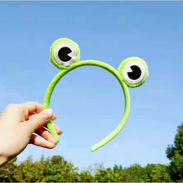 Theamensa Cute Headband, Frog Hair Band Costume Headband Head Wrap Hair Accessories for Women, Girls, Kids, Adults, Boys, Men, Pets