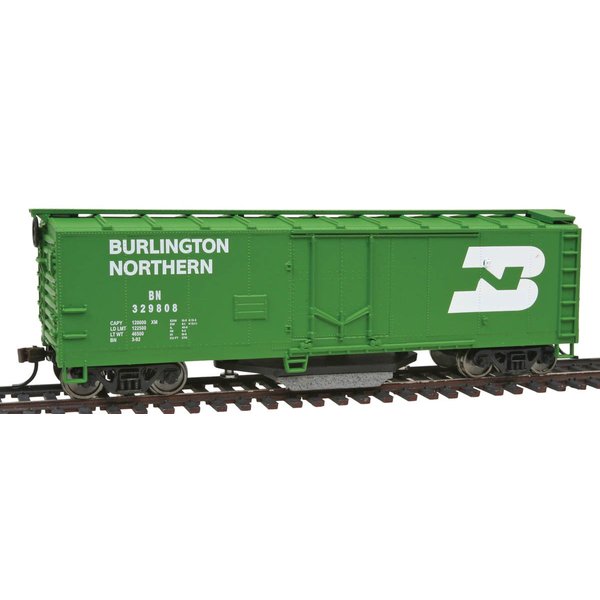 Walthers Trainline 40' Plug-Door Track Cleaning Boxcar Burlington Northern 329808